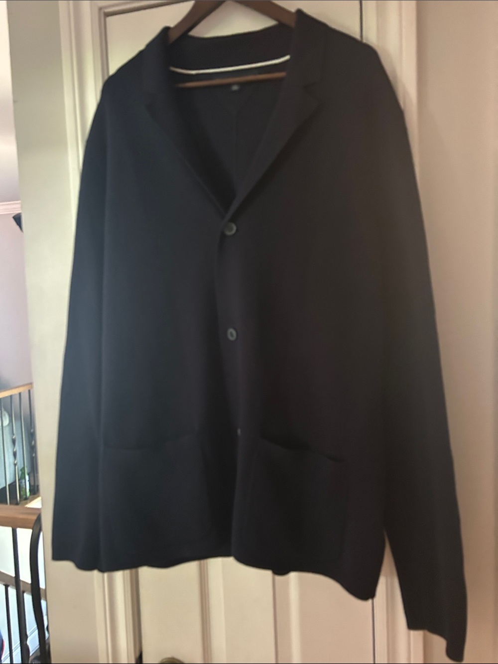 Tommy Hilfiger Men's Classic Single-Breasted Blazer Jacket  - Deep Blue